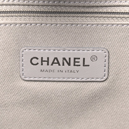 Chanel Glazed Calfskin Small Deauville Tote Black 6 of 21