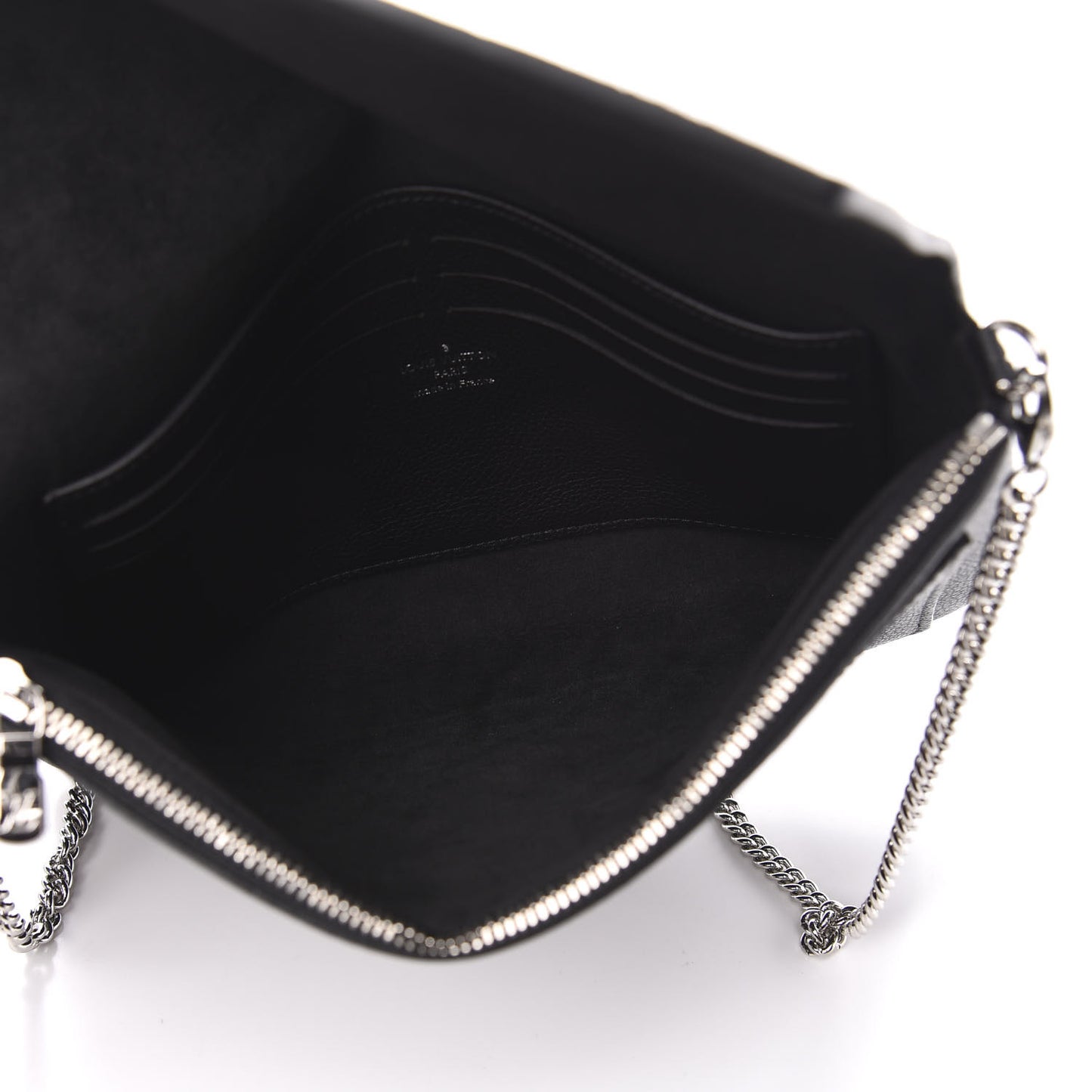 Soft Calfskin My Lockme Pochette Black