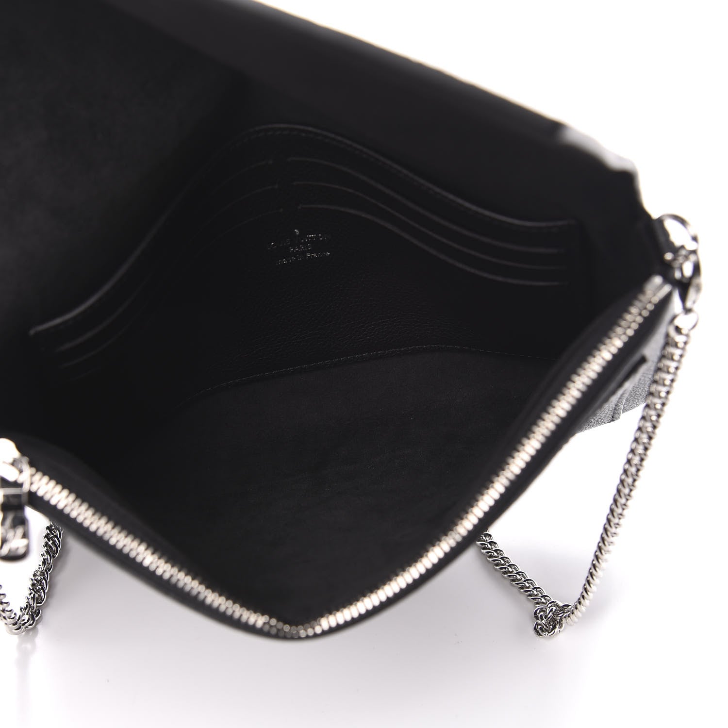Louis Vuitton Soft Calfskin My Lockme Pochette Black 4 of 9