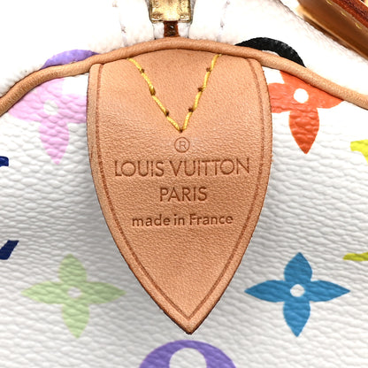 Louis Vuitton Monogram Multicolor Speedy 30 White 6 of 10