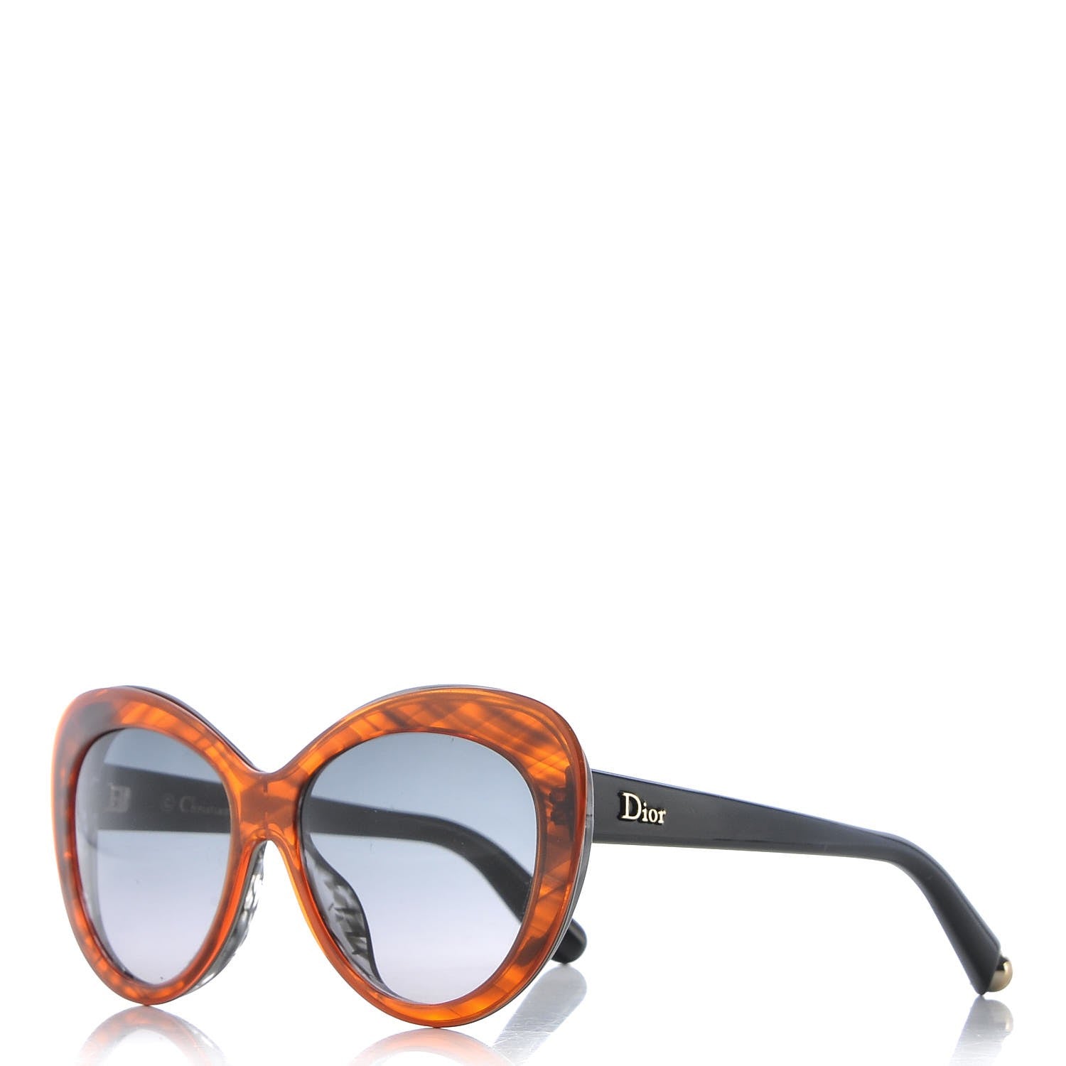 Christian Dior Promesse 1 Sunglasses Orange 1 of 8