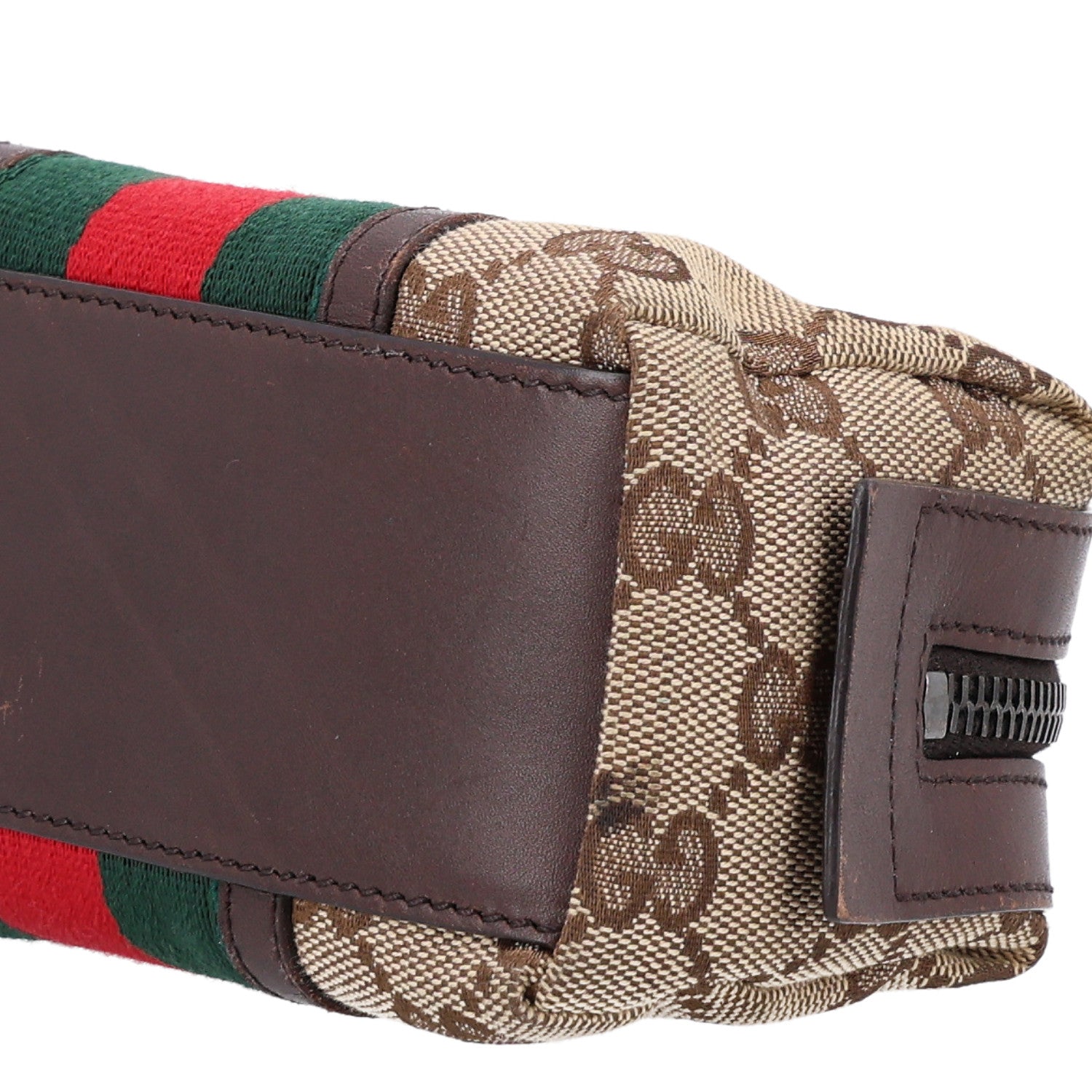 Gucci Monogram Web Small Cosmetic Case Dark Brown 10 of 10