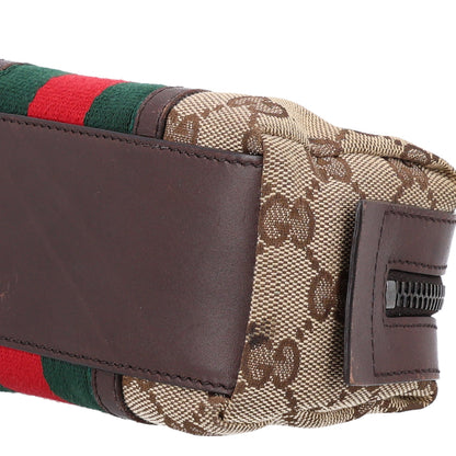 Gucci Monogram Web Small Cosmetic Case Dark Brown 10 of 10