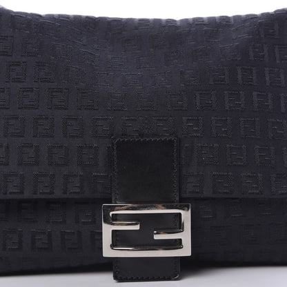 Fendi Zucchino Mama Baguette Navy 12 of 13