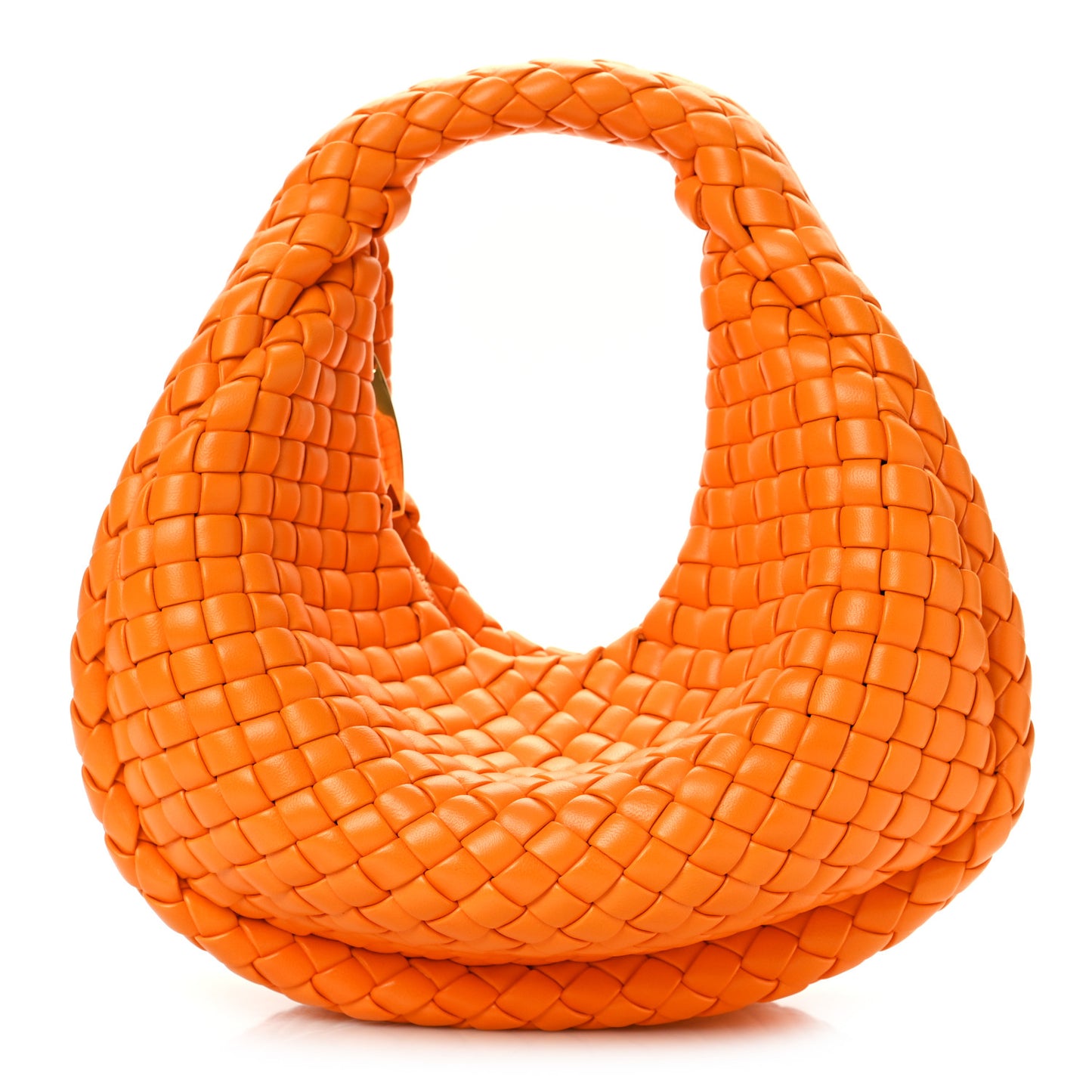 Padded Intrecciato Mini Jodie Tangerine