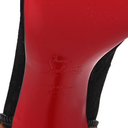 Christian Louboutin Pony Hair Lace Leopard Souris 70 Pumps 39.5 Black 6 of 7