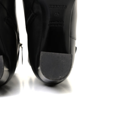 Hermes Calfskin Saint Germain Ankle Boots 40 Black 12 of 28