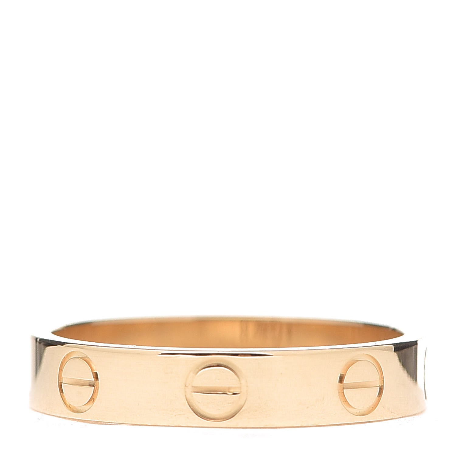 Cartier 18K Yellow Gold 3.5mm LOVE Wedding Band Ring 52 6 3 of 6