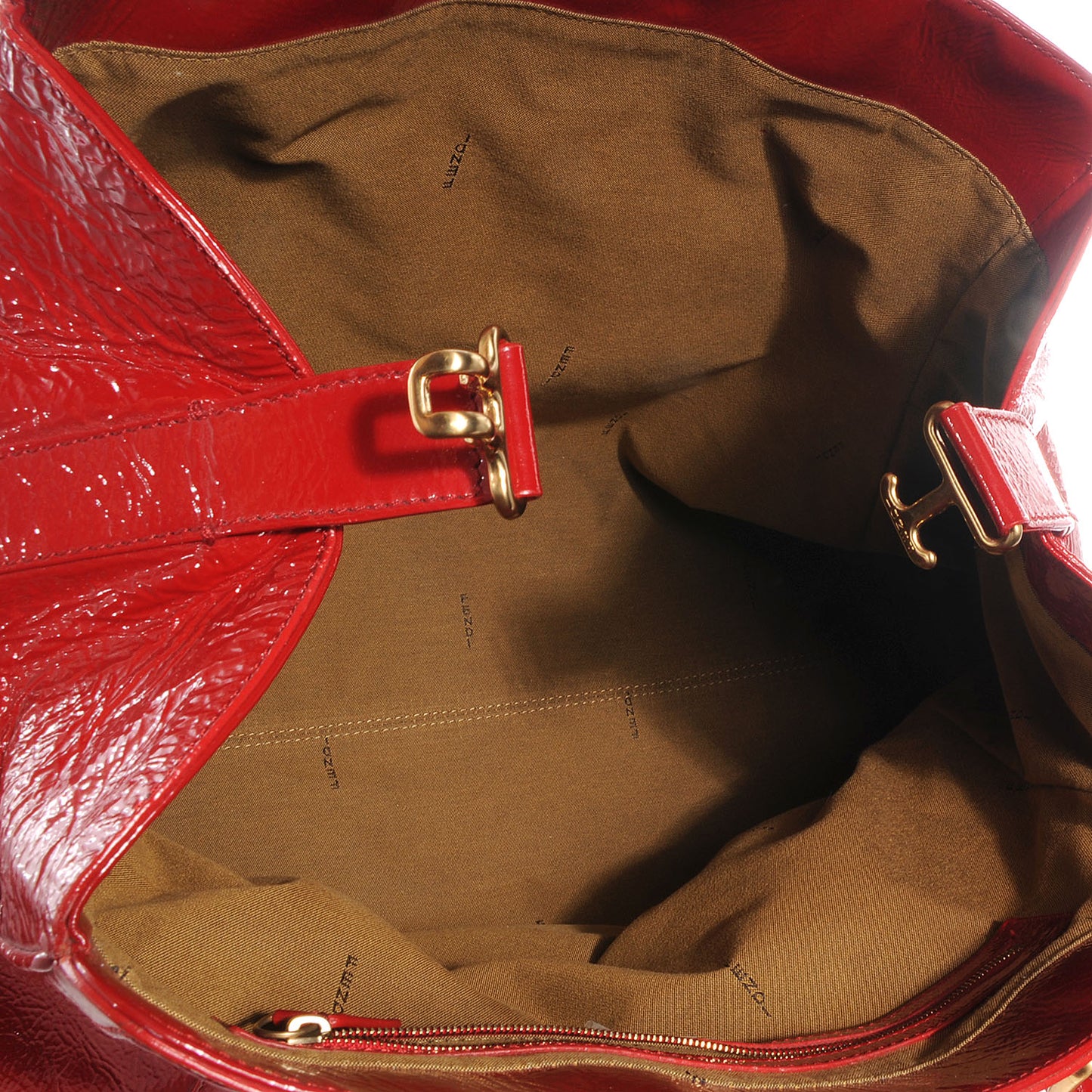 Vitello Naplak Oversized Bag De Jour Rosso