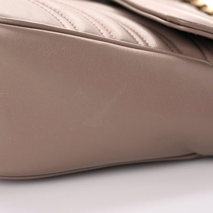 Gucci Calfskin Matelasse Small GG Marmont Shoulder Bag Porcelain Rose 11 of 17