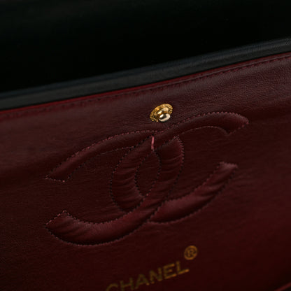 Chanel Lambskin Quilted Medium Double Flap Black 13 of 13