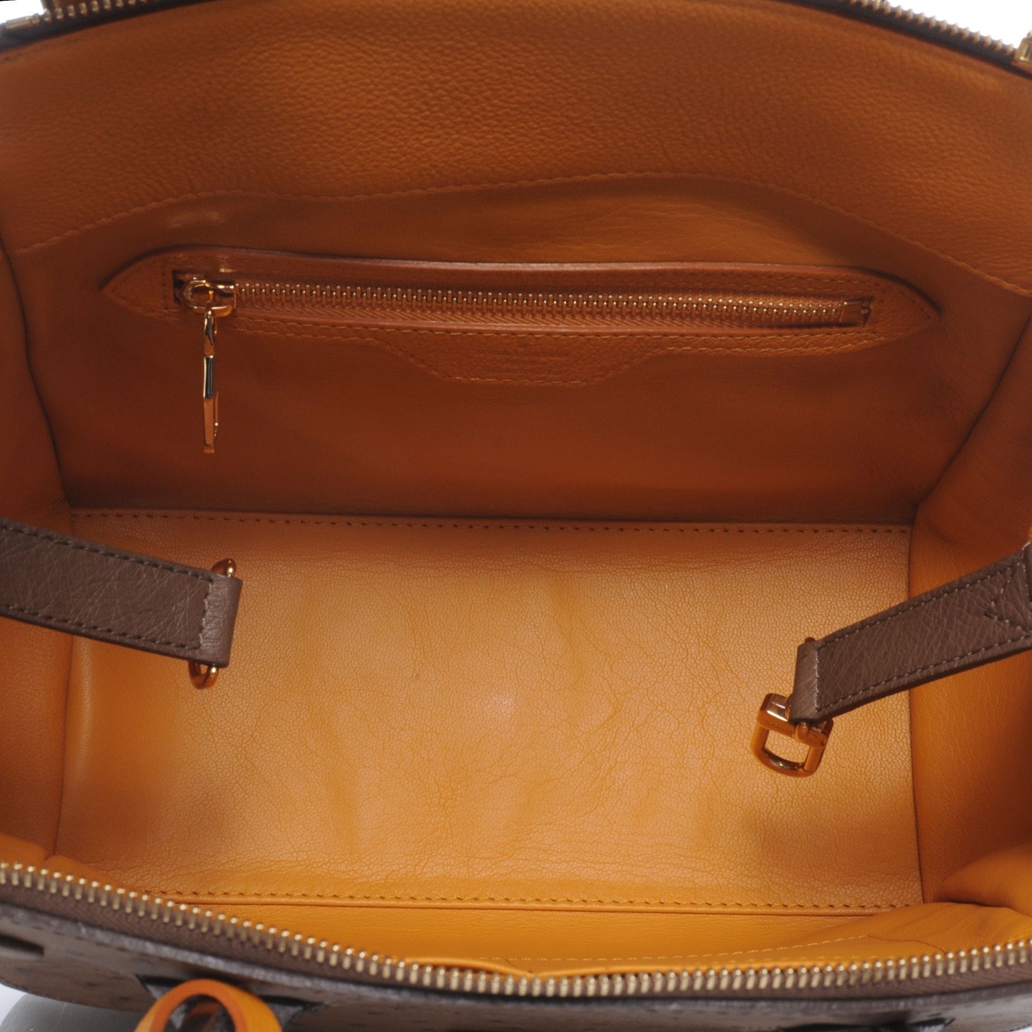 Monogram Ostrich Python Majestueux PM Yellow