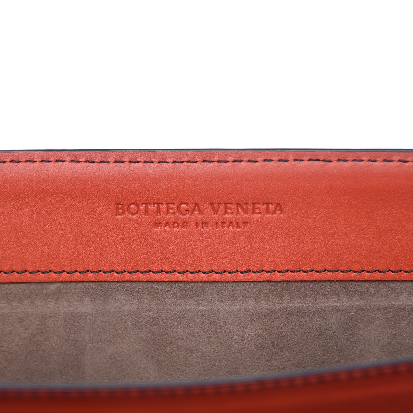 French Calf City Knot Bag Terracota