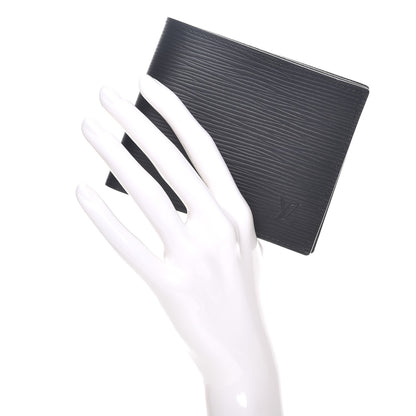 Louis Vuitton Epi Marco Wallet Black 2 of 8