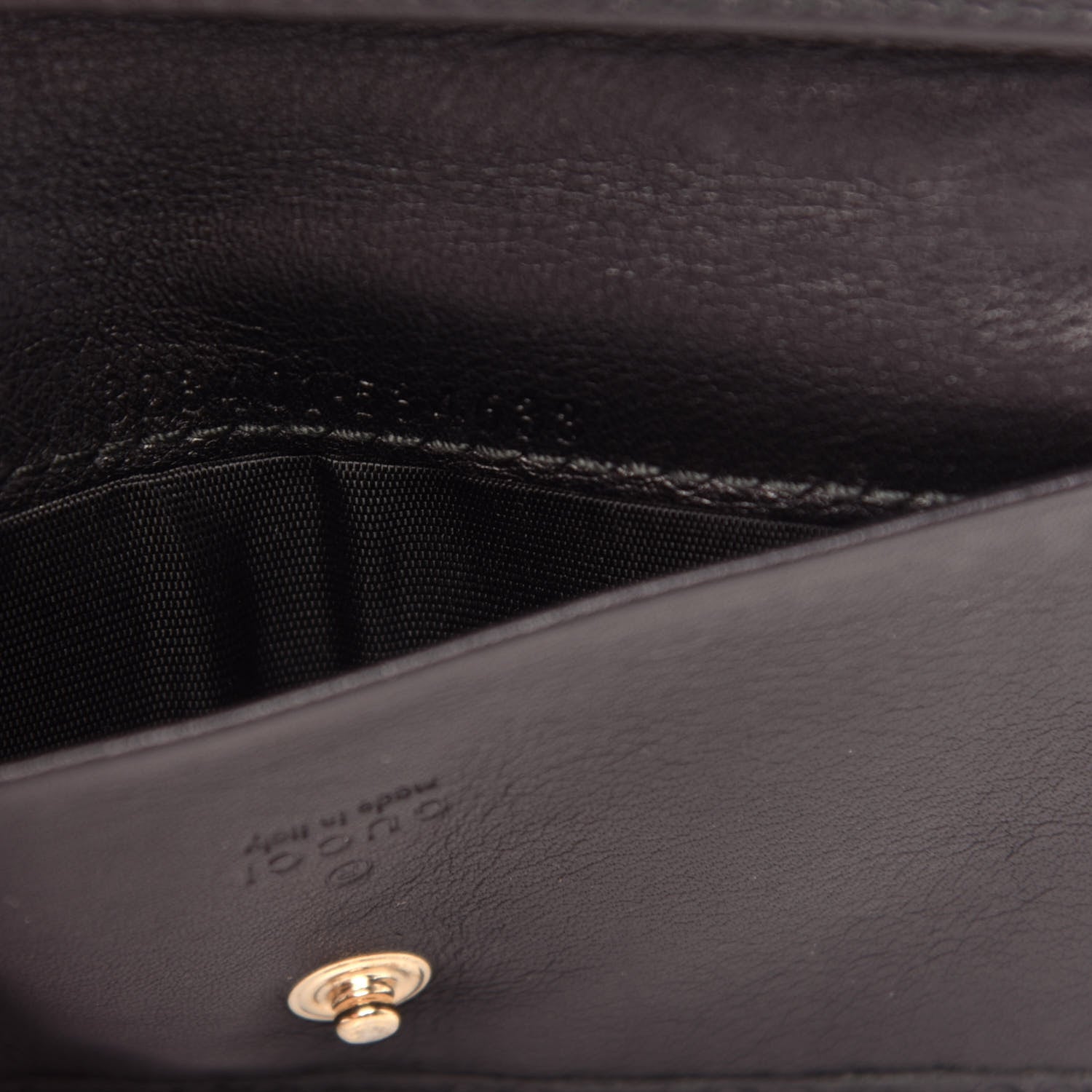 Gucci Guccissima Card Case Black 7 of 7
