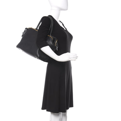 Loewe Calfskin Triple Zip Tote Black 2 of 9