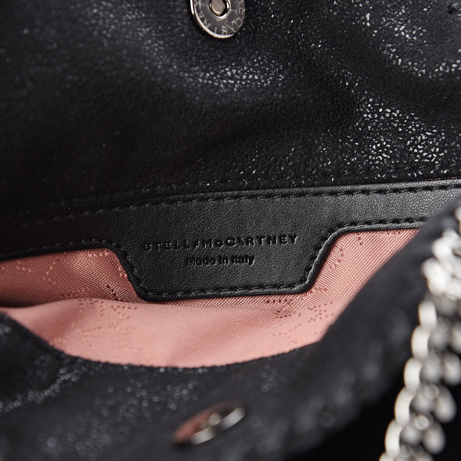 Stella McCartney Shaggy Deer Tiny Falabella Tote Black 6 of 9