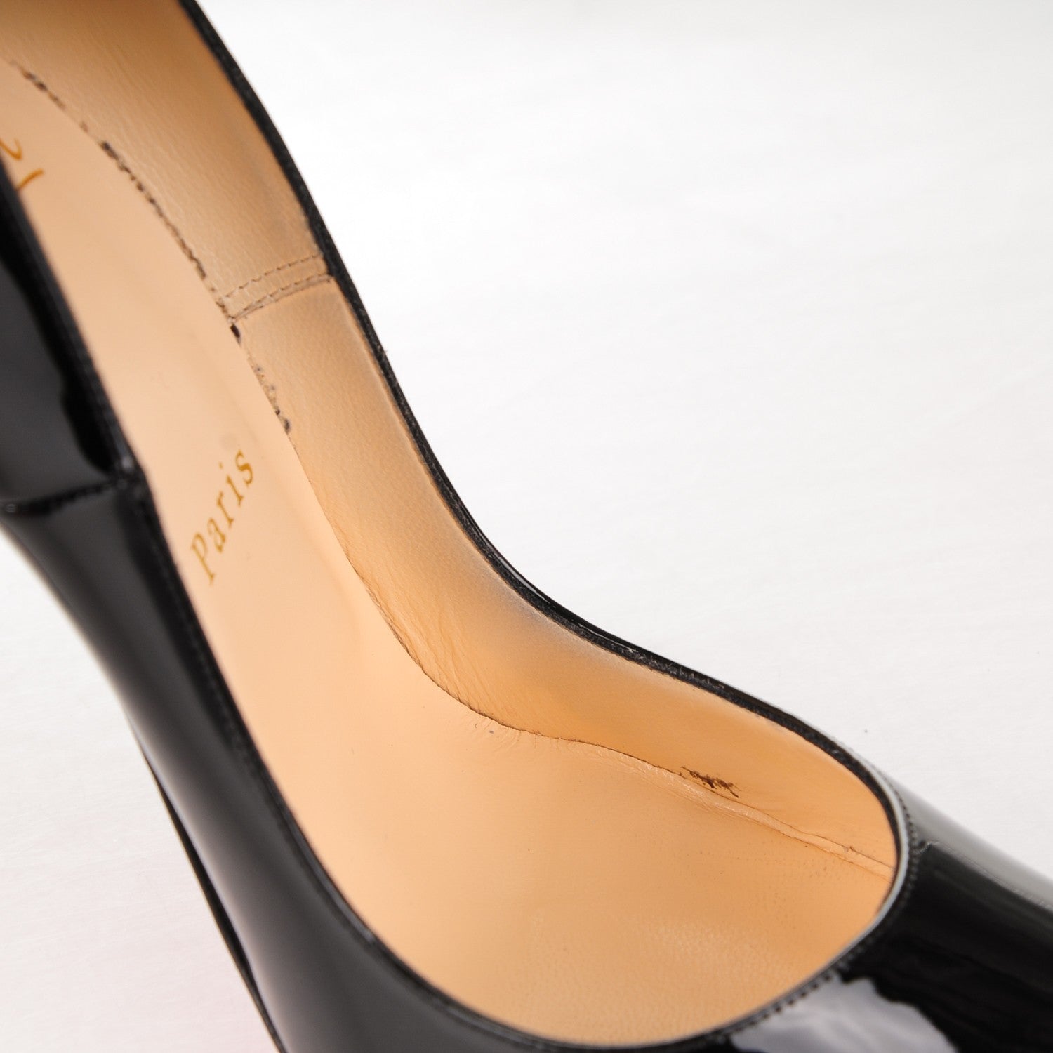 Christian Louboutin Patent So Kate 120 Pumps 38 Black 8 of 8
