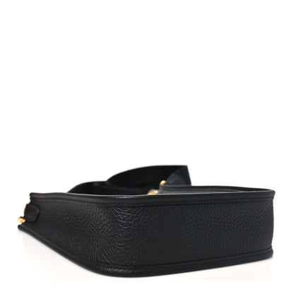 Hermes Taurillon Clemence Evelyne TPM Black 4 of 11