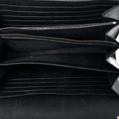 Gucci Velvet Matelasse GG Marmont Chain Wallet Black 9 of 24