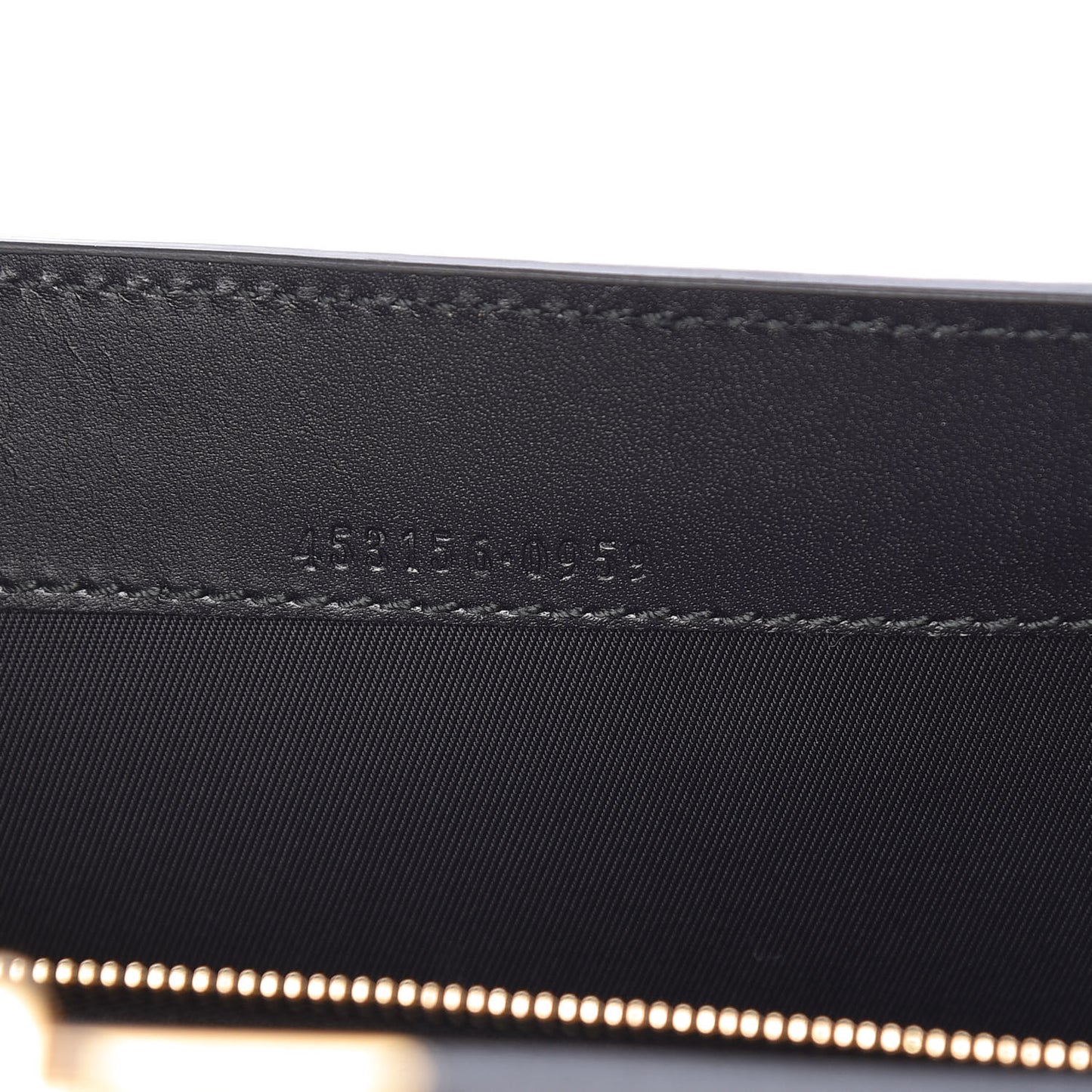 Guccissima Padlock Clutch Black
