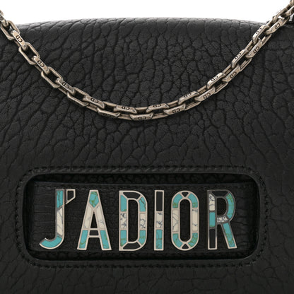 Christian Dior Canyon Grained Lambskin J'Adior Chain Flap Bag Black 7 of 14
