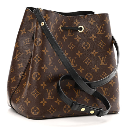 Louis Vuitton Monogram Neonoe MM Black 3 of 10