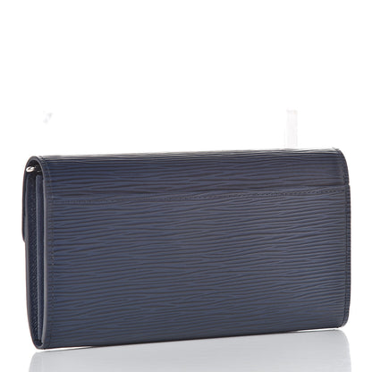 Louis Vuitton Epi Sarah Wallet NM Indigo 3 of 12