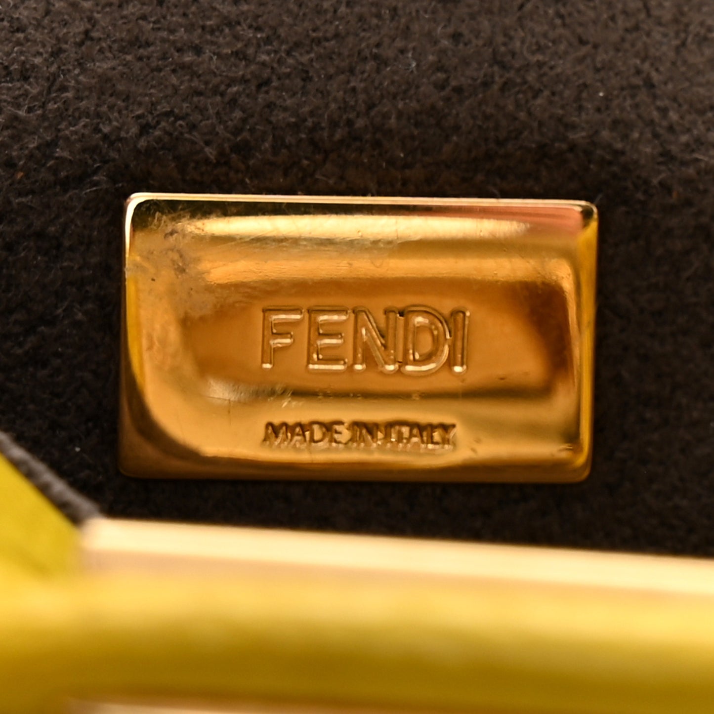 Shiny Nappa Micro Peekaboo Iconic Satchel Lime