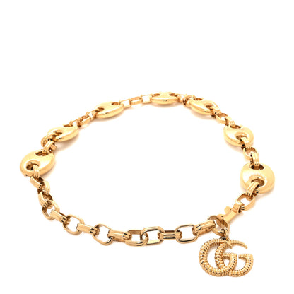 Gucci Textured Chain Marina Belt Gold 1 of 4