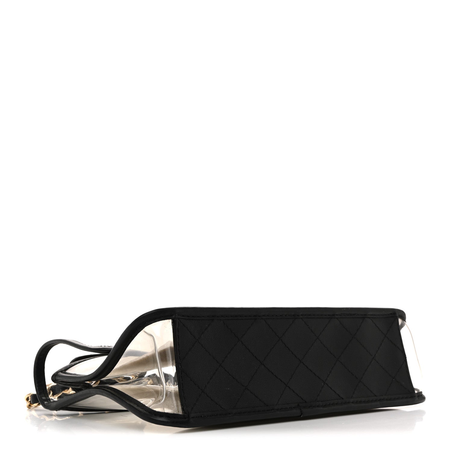 Chanel Lambskin PVC Medium Sand By The Sea Flap Black 4 of 13