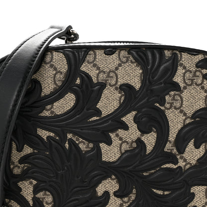 Gucci GG Supreme Monogram Arabesque Mini Chain Shoulder Bag Beige Black 8 of 11