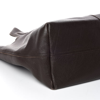 Bottega Veneta Grained Calfskin Tote Ebano 5 of 15