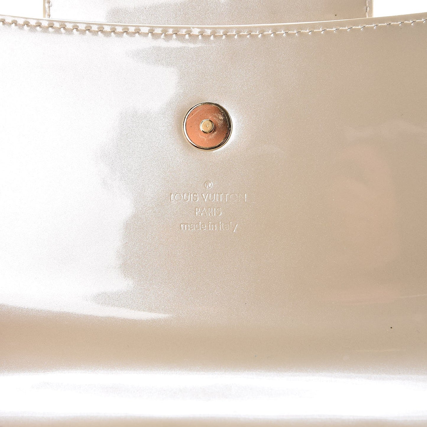 Patent Sobe Clutch Blanc Corail