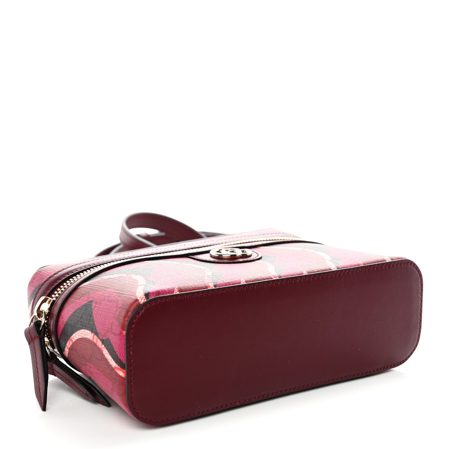 Gucci GG Supreme Monogram Canvas Lunar New Year Shoulder Bag  Red Pink Multicolor 4 of 10