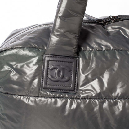 Chanel Nylon Coco Cocoon Tote Grey 4 of 10