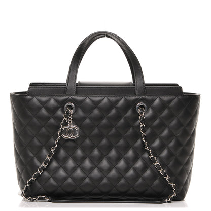 Chanel Calfskin Quilted Large Shopping Tote Black 1 of 7