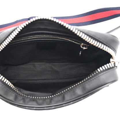 Gucci Soft GG Supreme Monogram Web Belt Bag Black Grey 5 of 11