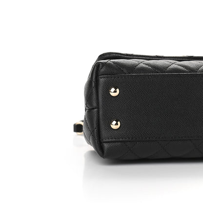 Chanel Caviar Quilted Mini Coco Handle Flap Black 8 of 9