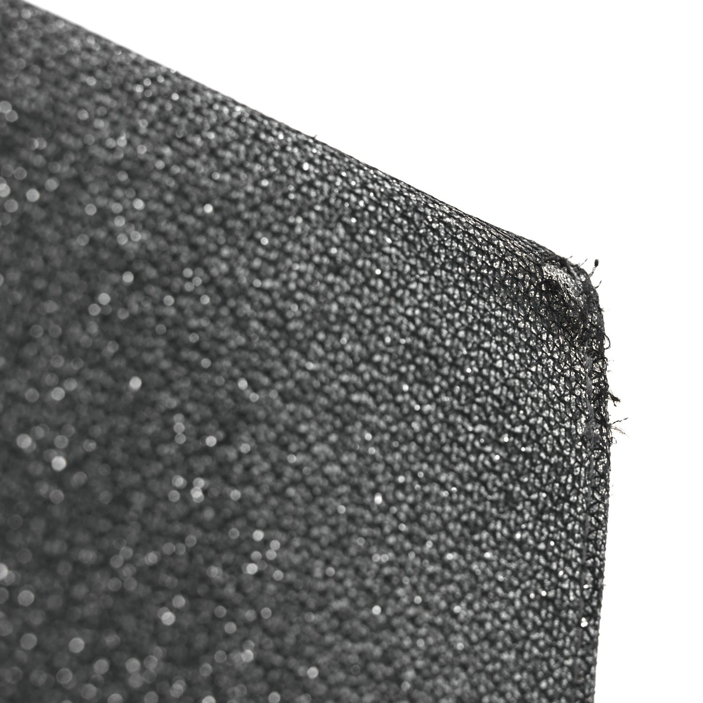 Glitter Fabric Erica Chain Clutch  Anthracite