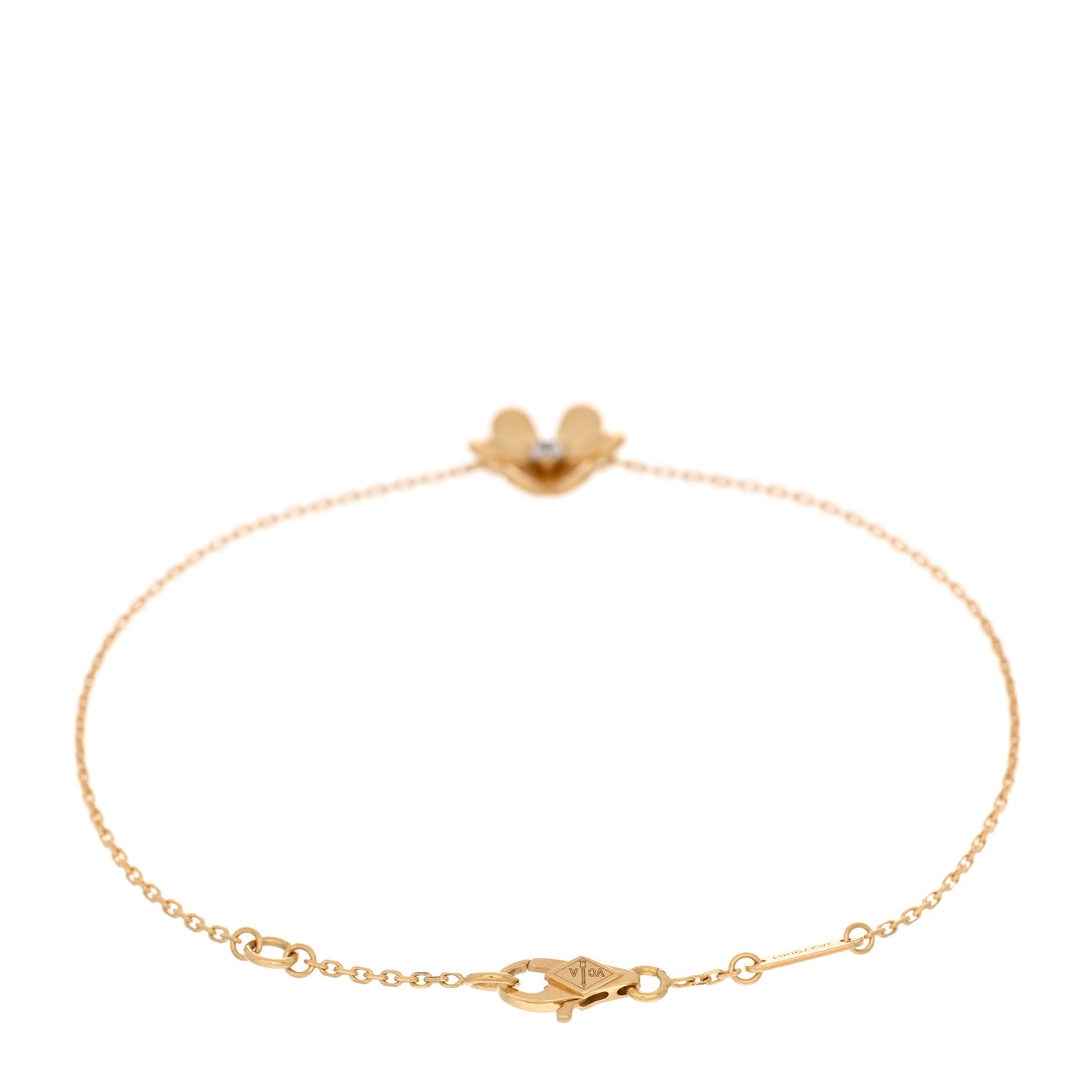 18K Yellow Gold Diamond Mini Frivole Bracelet