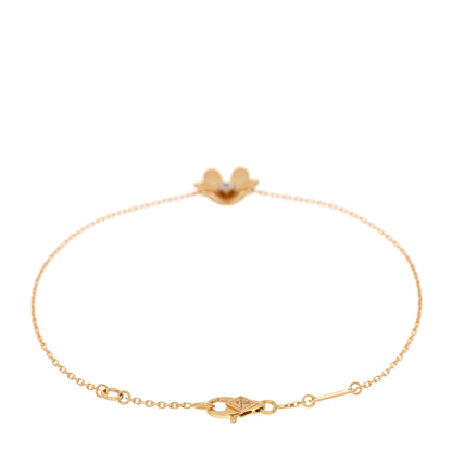 Van Cleef & Arpels 18K Yellow Gold Diamond Mini Frivole Bracelet 2 of 4