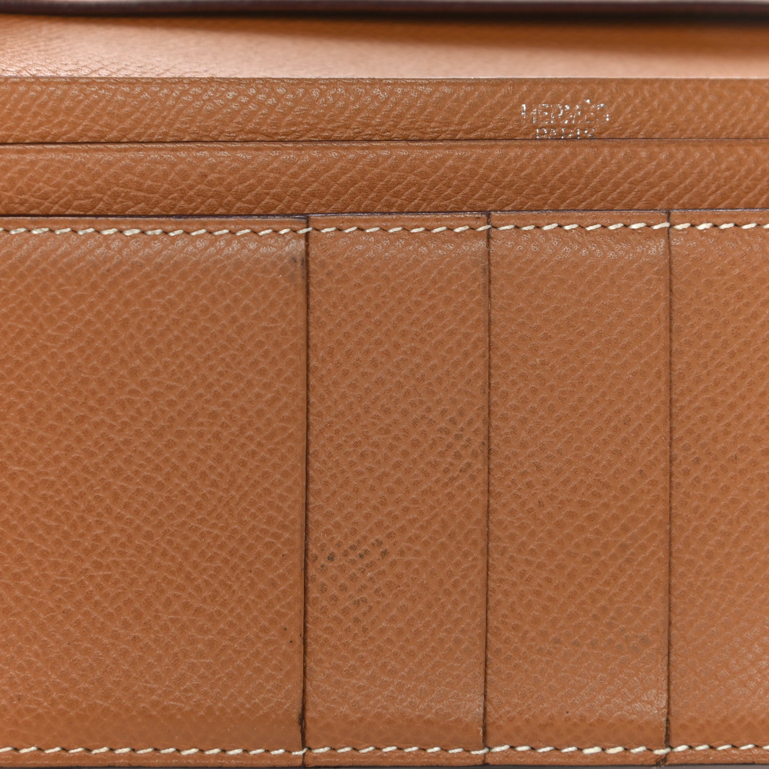 Hermes Epsom Bearn Gusset Wallet Gold 13 of 27