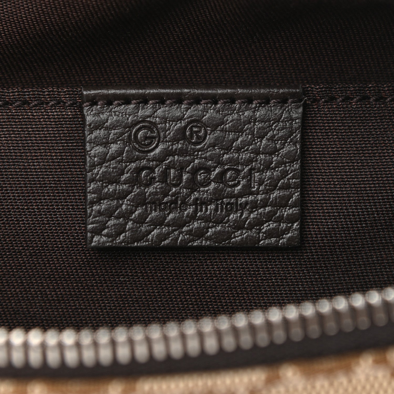 Gucci Monogram Belt Bag Dark Brown 6 of 9