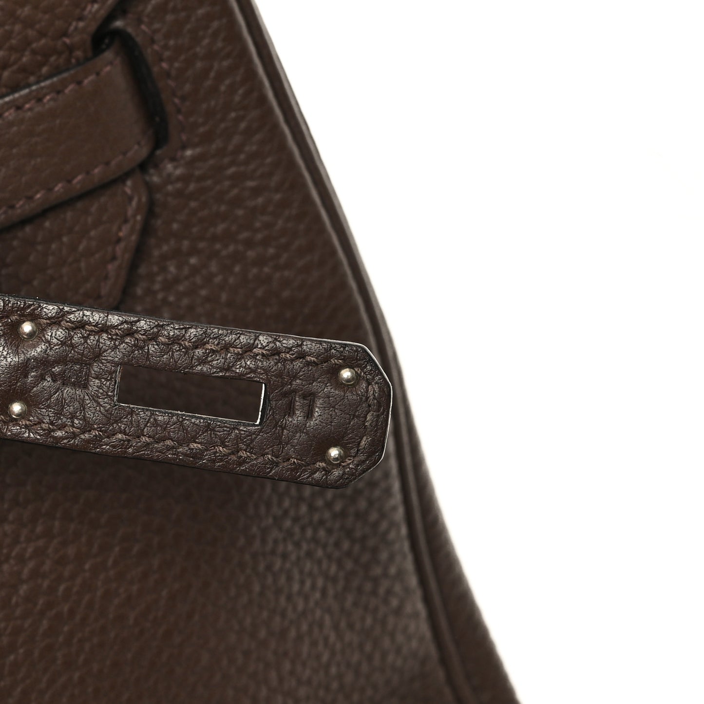 Taurillon Clemence Birkin 35 Cafe