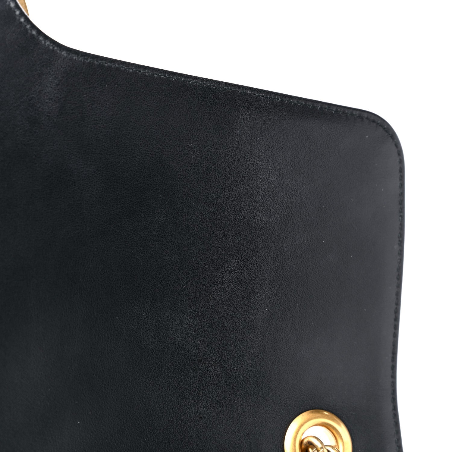 Gucci Calfskin Matelasse Large GG Marmont Shoulder Bag Black 15 of 16