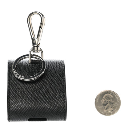 Prada Saffiano Metal Airpods Case Black 2 of 6