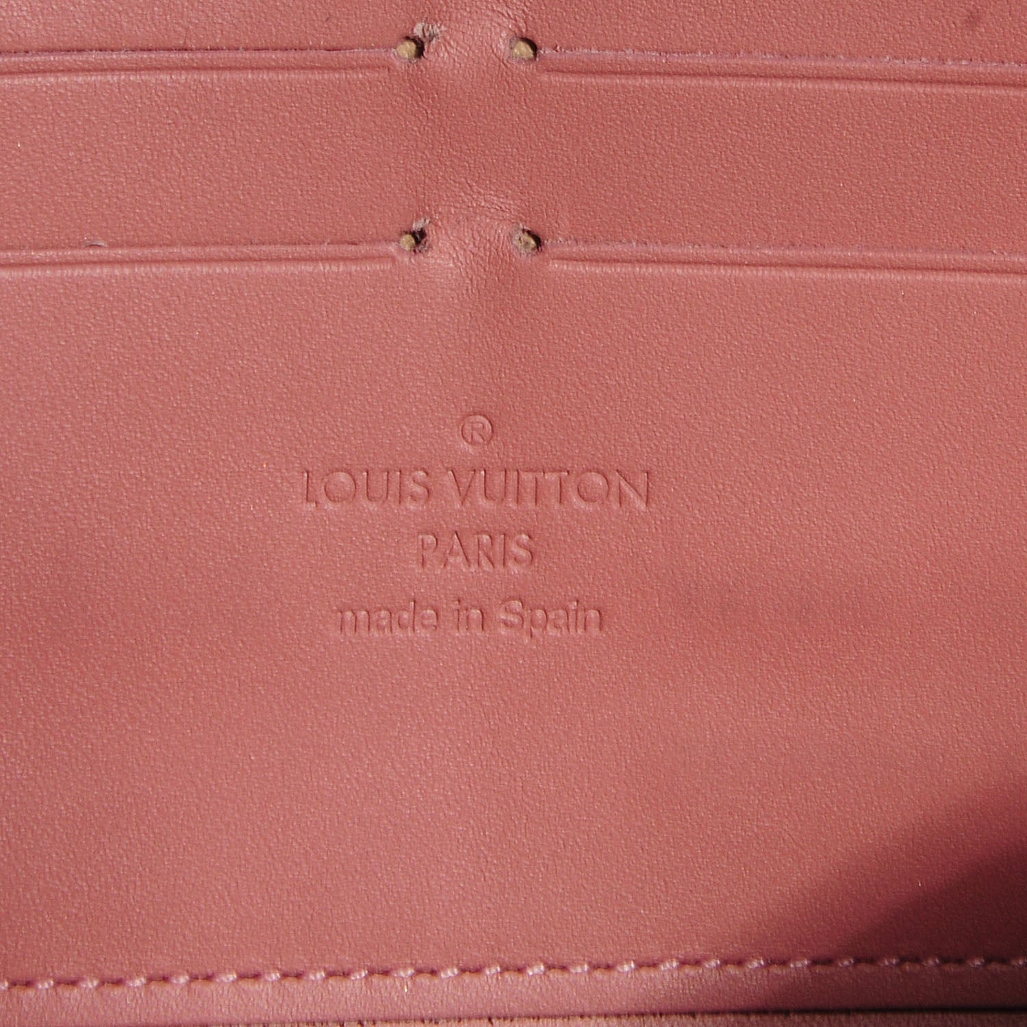 Louis Vuitton Vernis Ikat Zippy Wallet Rose Velours 7 of 8