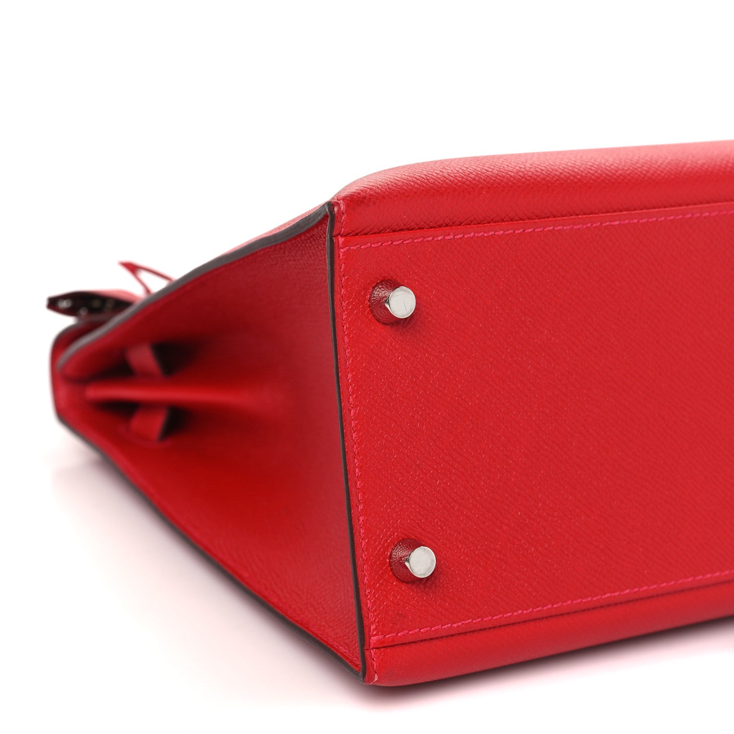 Hermes Epsom Kelly Sellier 32 Rouge Casaque 8 of 9