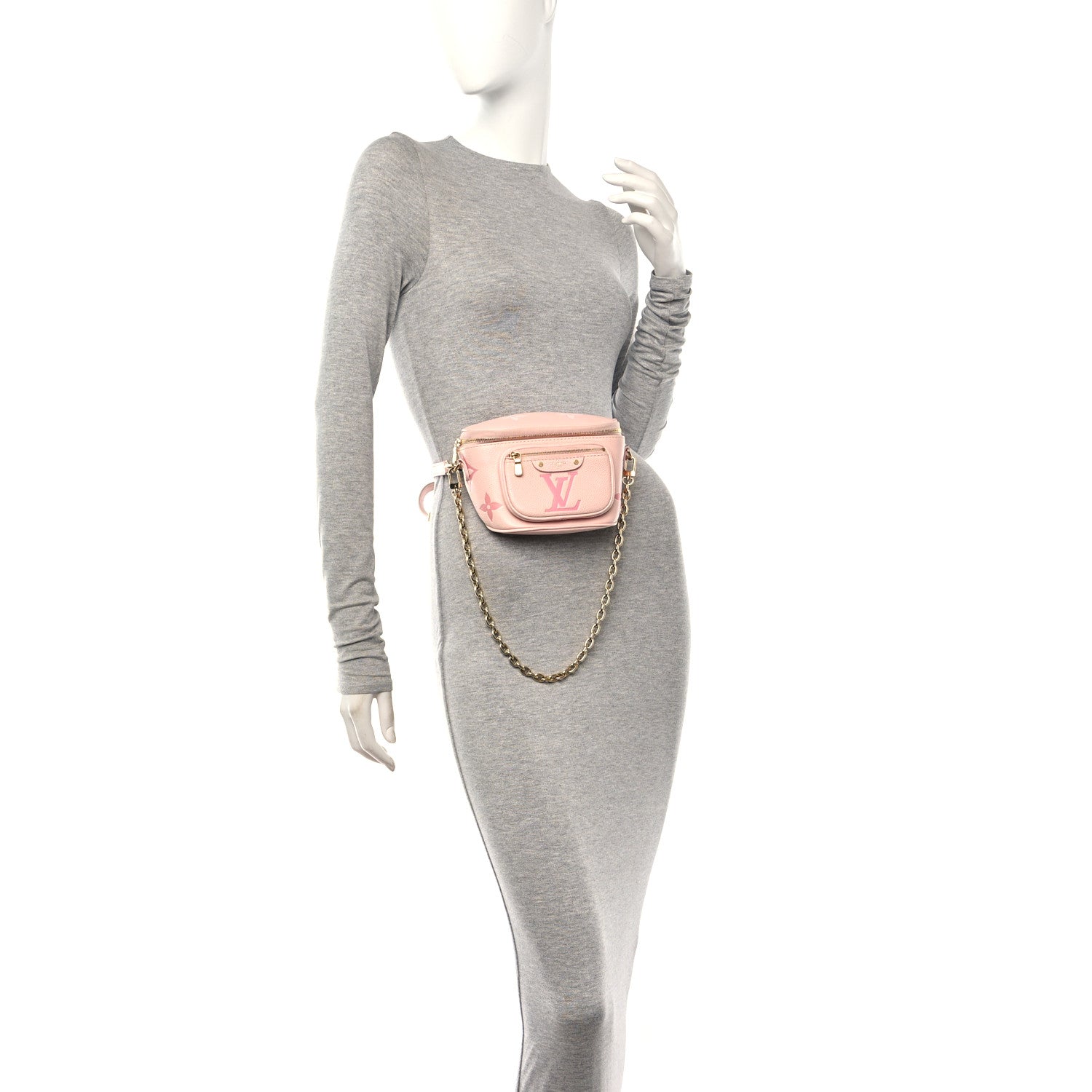 Louis Vuitton Empreinte Monogram Giant Mini Bumbag Gradient Pink 2 of 9